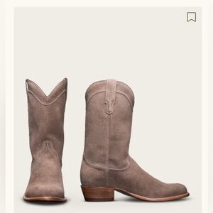 Tecovas, The Johnny in Suede Granite size 10 D